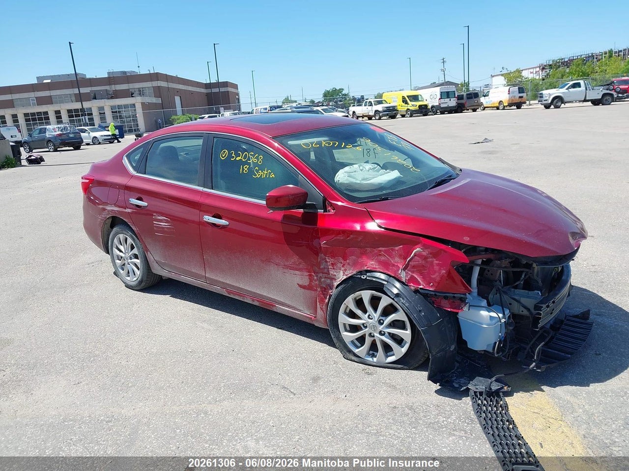 3N1AB7AP1JY320568 · 2018 NISSAN SENTRA 1.8 SV