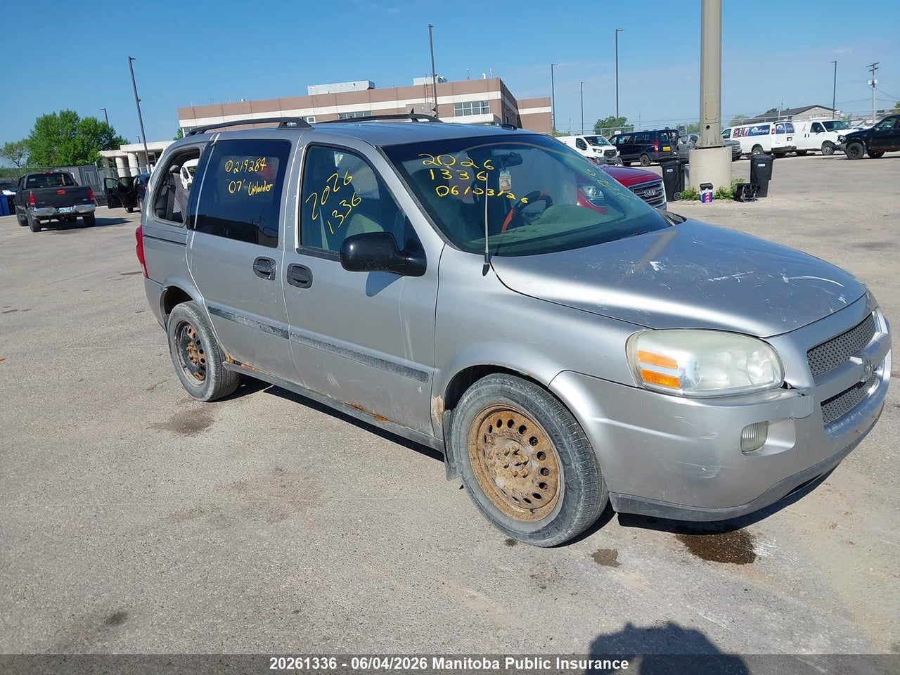 1GNDU23147D219284 · 2007 CHEVROLET UPLANDER LS