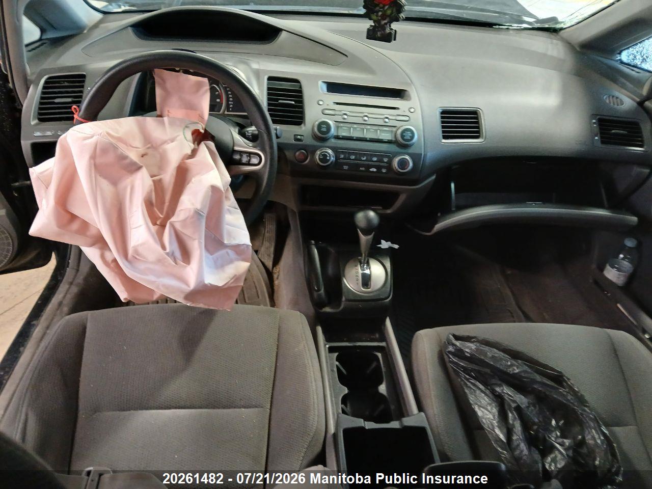 2HGFA1F48AH011687 · 2010 HONDA CIVIC DX · 5/24