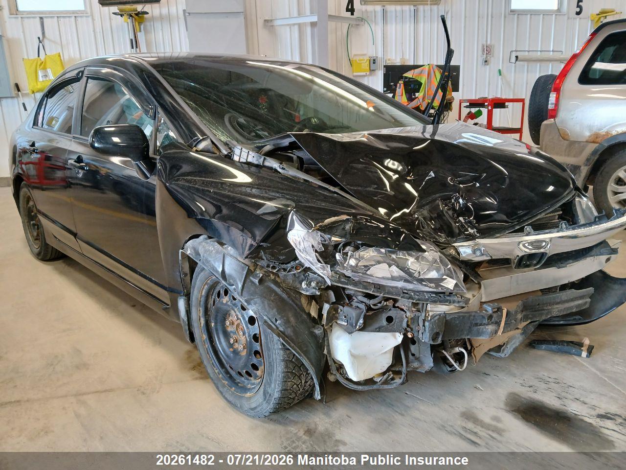 2HGFA1F48AH011687 · 2010 HONDA CIVIC DX