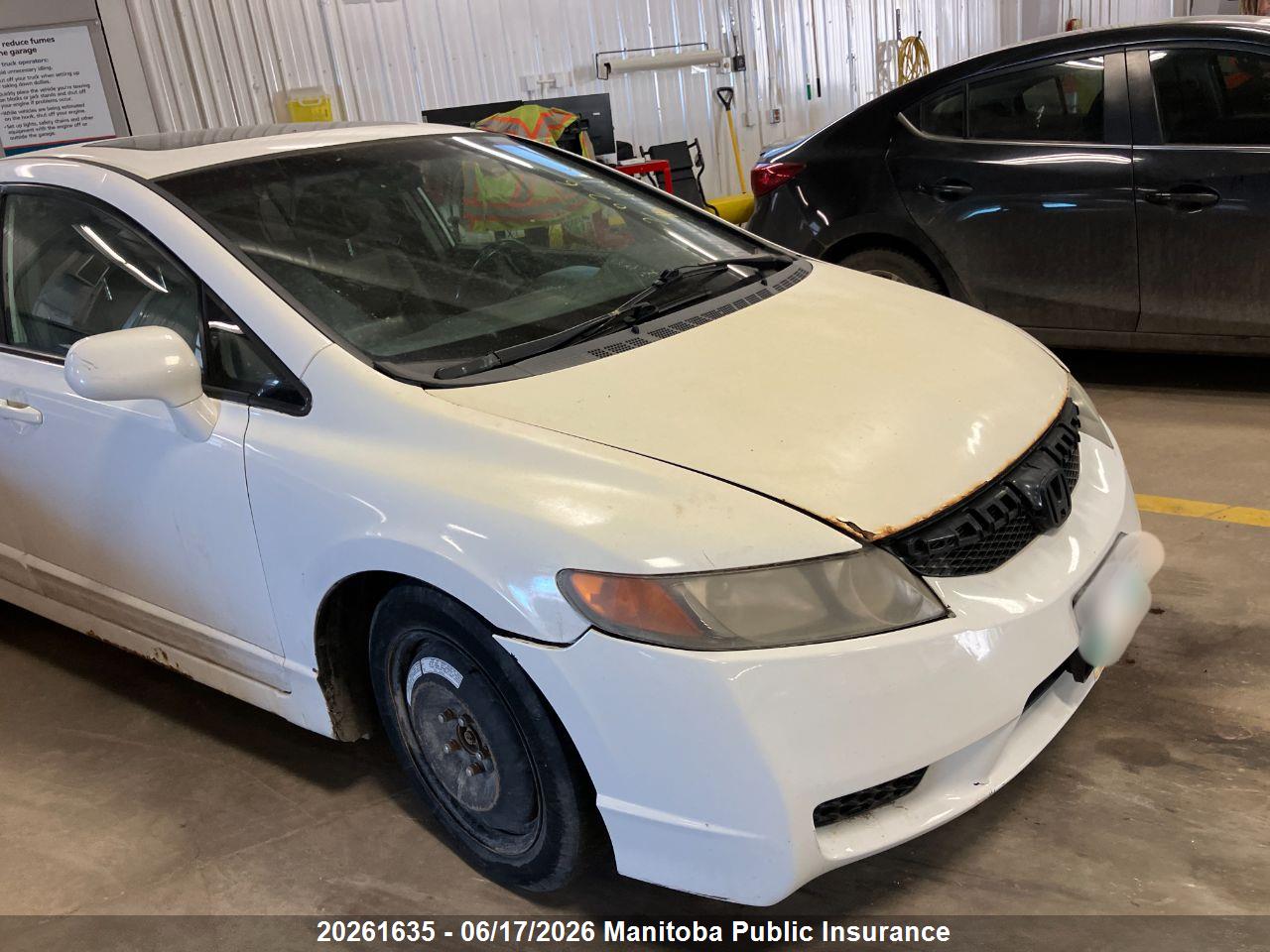 2HGFA16039H020953 · 2009 HONDA CIVIC EX-L