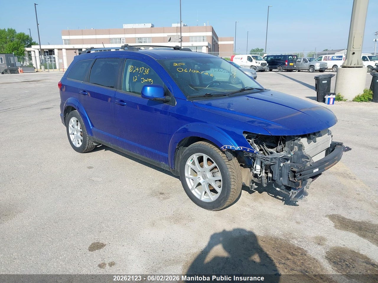 3C4PDCCGXCT243738 · 2012 DODGE JOURNEY CREW