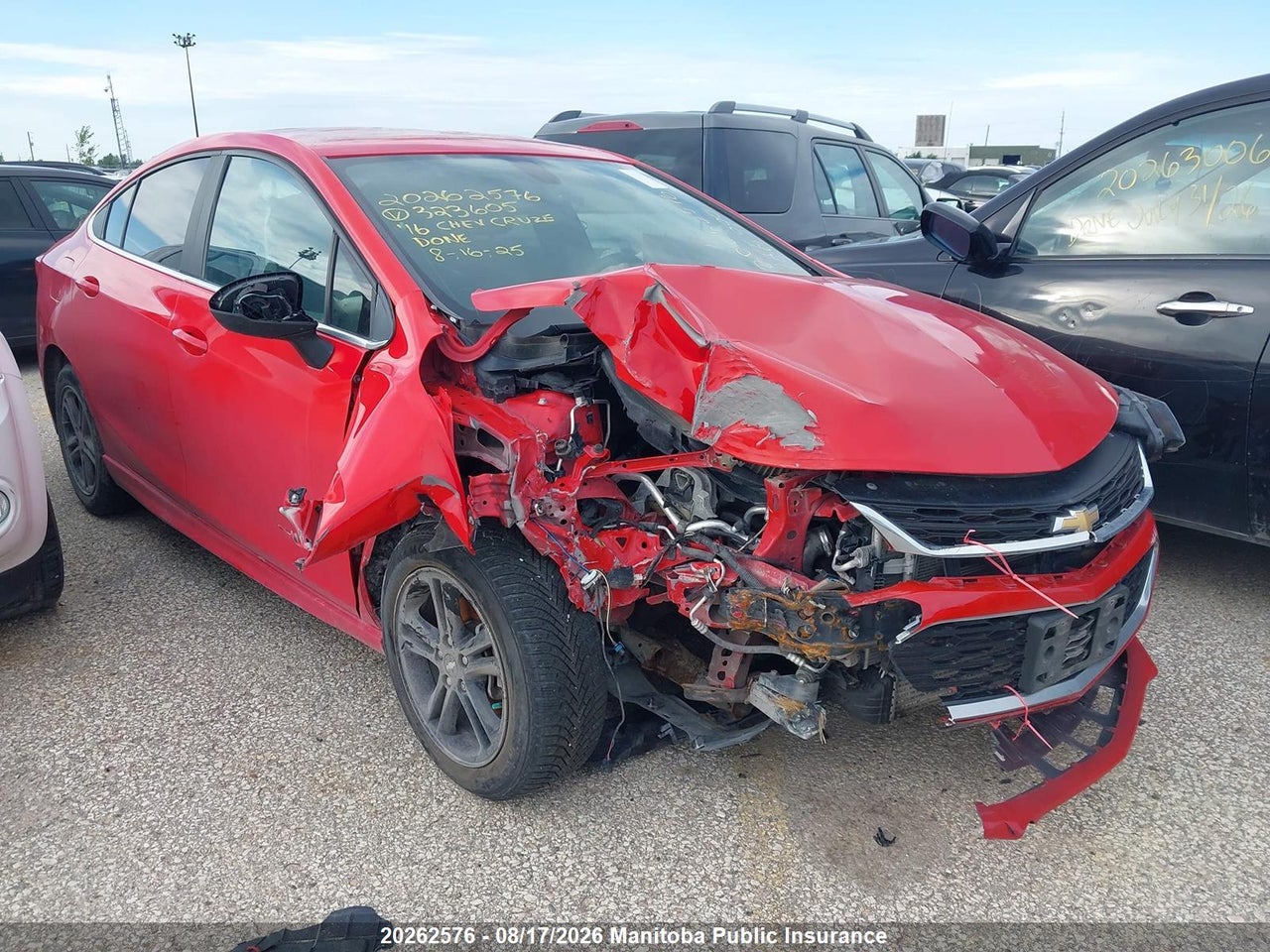 1G1BE5SM1G7323605 · 2016 CHEVROLET CRUZE LT TURBO
