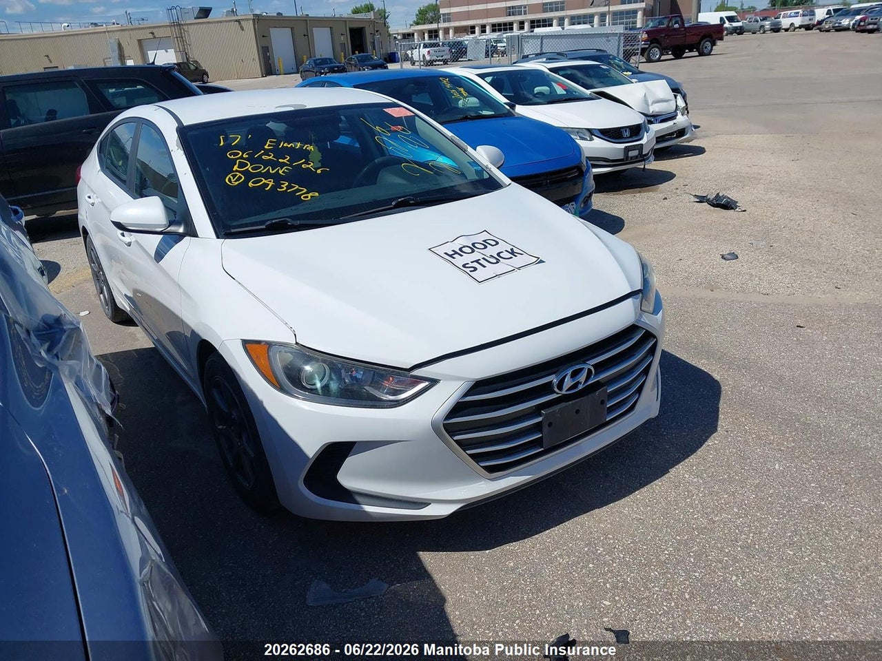5NPD74LFXHH043778 · 2017 HYUNDAI ELANTRA LE