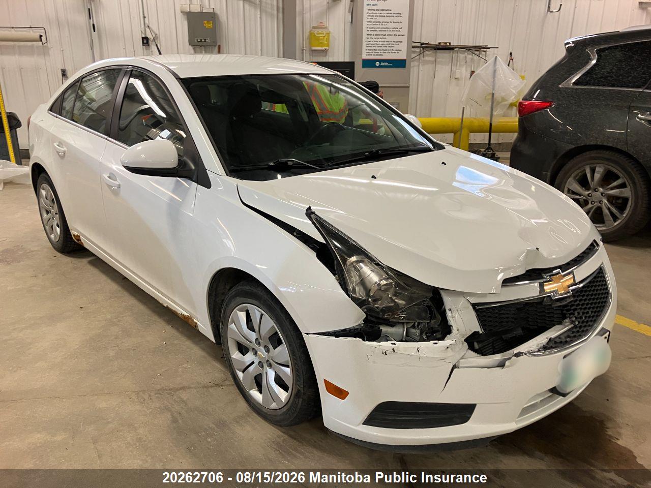 1G1PC5SBXE7249639 · 2014 CHEVROLET CRUZE LT TURBO