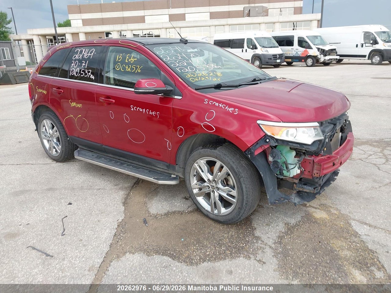 2FMDK4KC8DBC42576 · 2013 FORD EDGE LIMITED