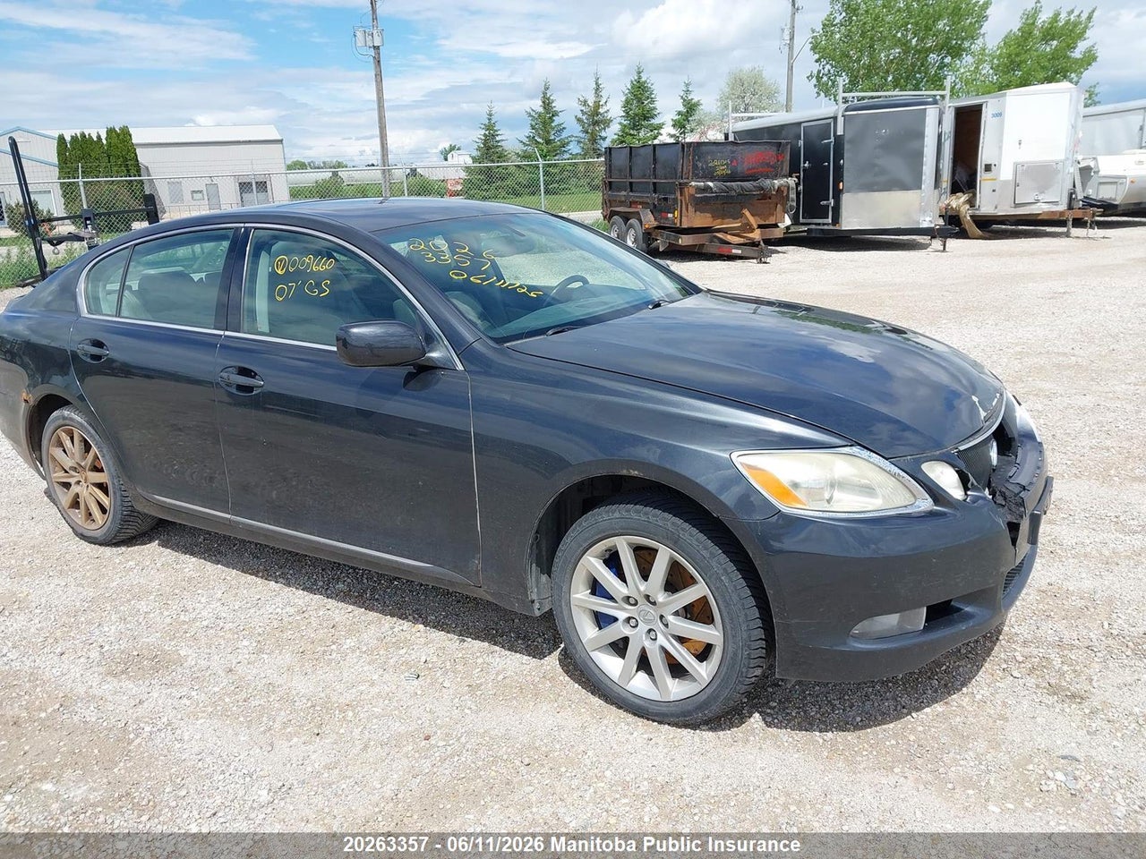 JTHCE96S270009660 · 2007 LEXUS GS 350