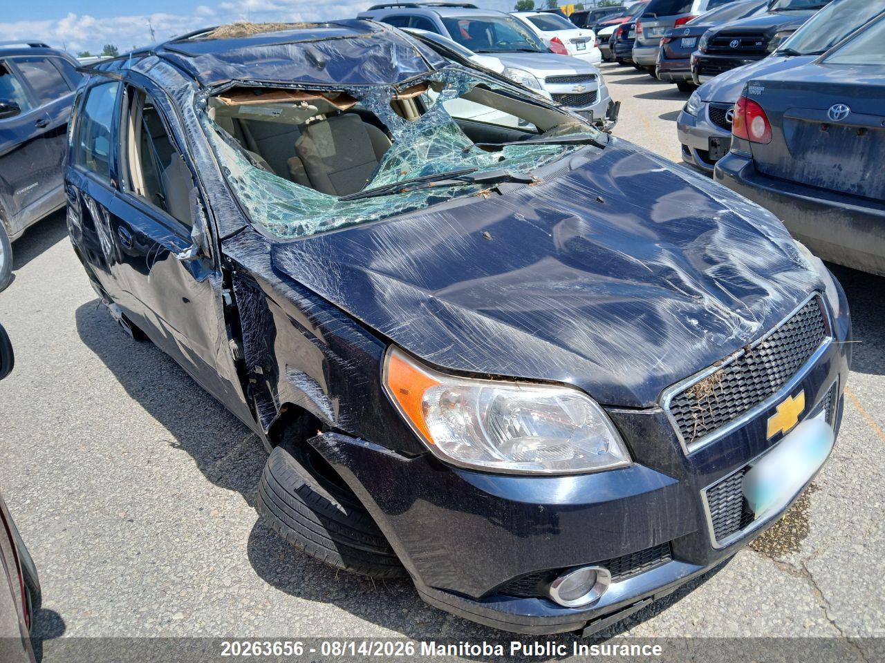 3G1TC6DE3AL106162 · 2010 CHEVROLET AVEO LT