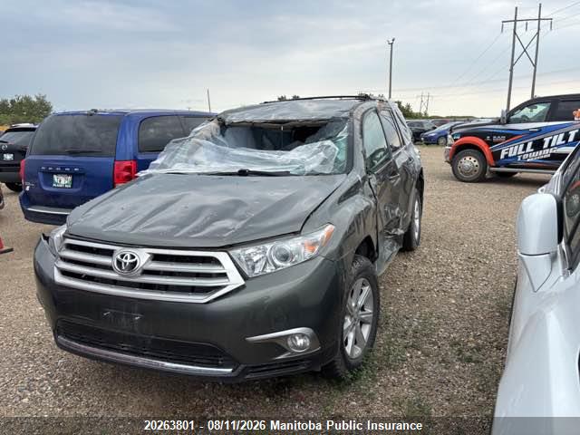 5TDBK3EH0CS166412 · 2012 TOYOTA HIGHLANDER V6 · 2/11