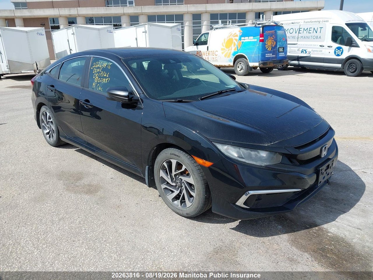 2HGFC2F75KH023887 · 2019 HONDA CIVIC EX