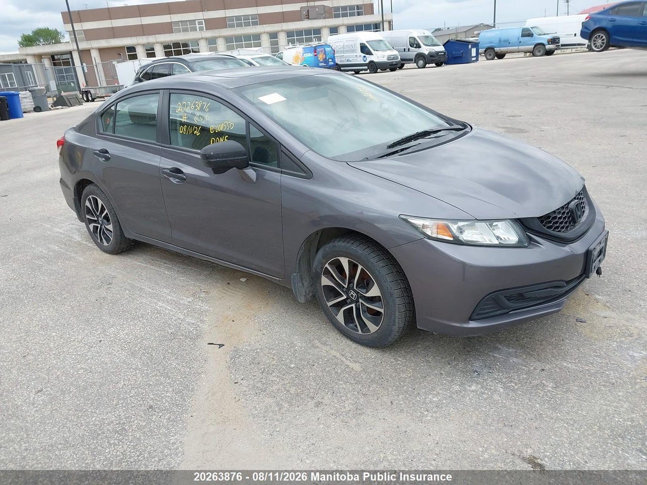 2HGFB2F51EH000550 · 2014 HONDA CIVIC EX