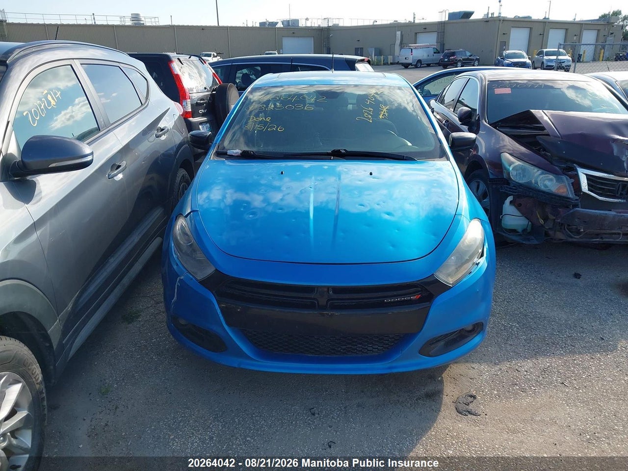 1C3CDFFA9GD823036 · 2016 DODGE DART SXT SPORT · 9/23