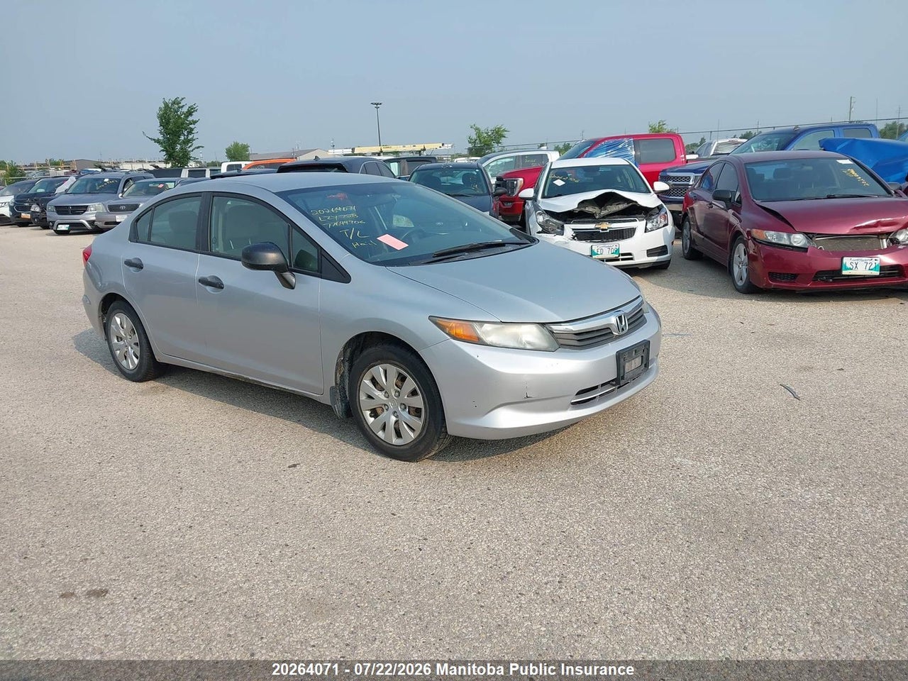 2HGFB2E23CH005611 · 2012 HONDA CIVIC DX