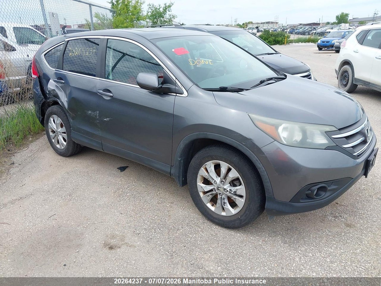 5J6RM4H72CL800459 · 2012 HONDA CR-V EX-L
