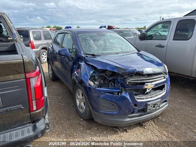 3GNCJKSB0GL258513 · 2016 CHEVROLET TRAX LS