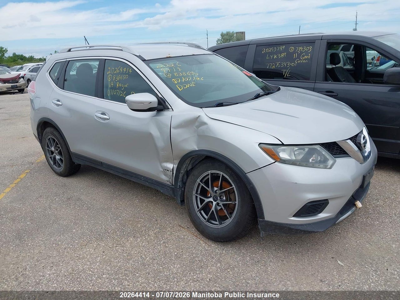 5N1AT2MVXEC838650 · 2014 NISSAN ROGUE S