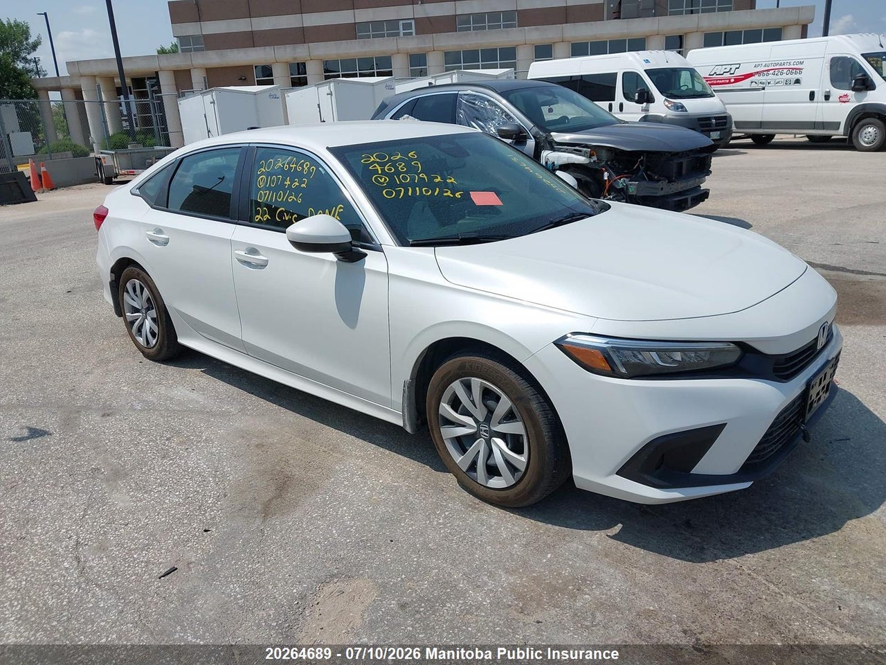 2HGFE2F25NH107422 · 2022 HONDA CIVIC LX