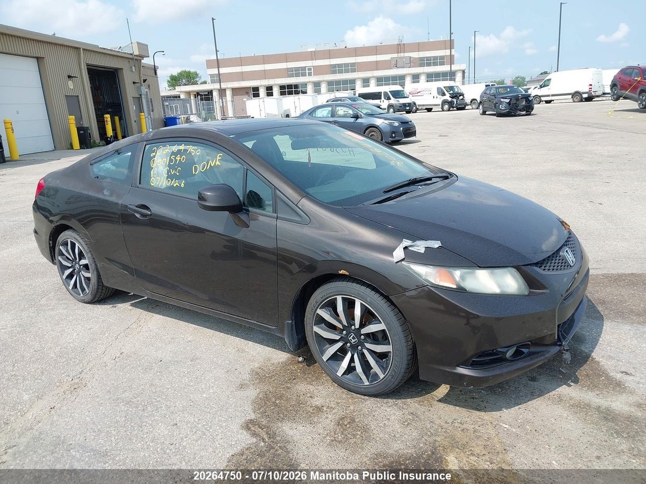 2HGFG3B95DH001540 · 2013 HONDA CIVIC EX-L