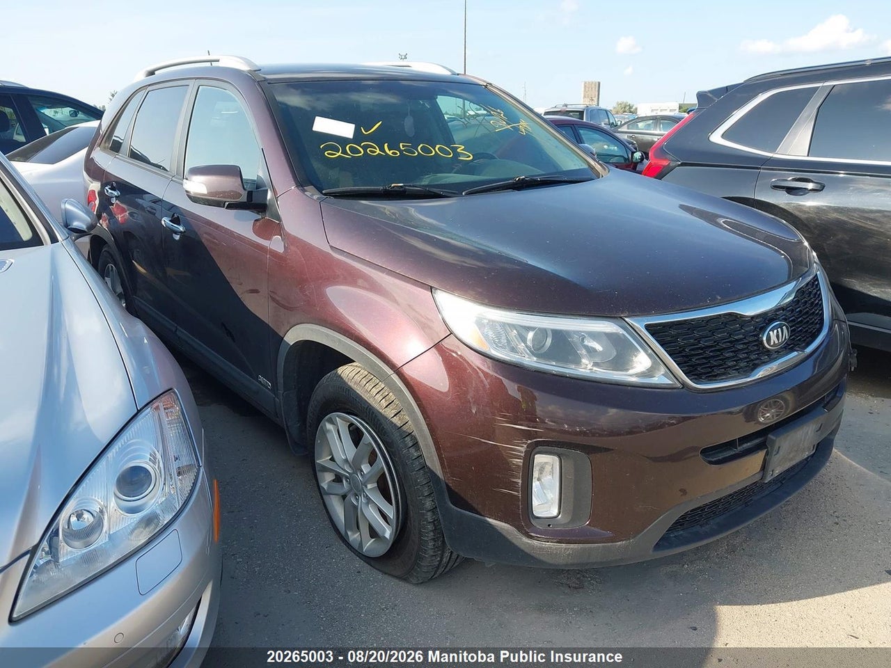 5XYKTDA72FG561015 · 2015 KIA SORENTO LX V6