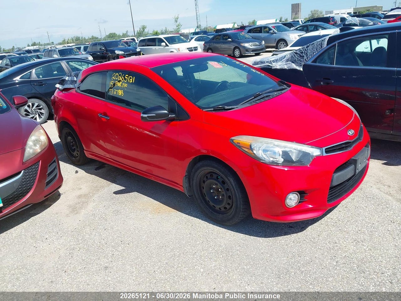 KNAFZ6A32F5278113 · 2015 KIA FORTE SX