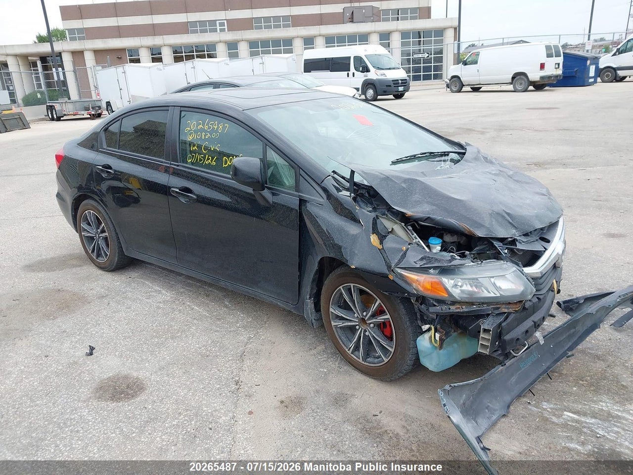 2HGFB2F53CH108200 · 2012 HONDA CIVIC EX