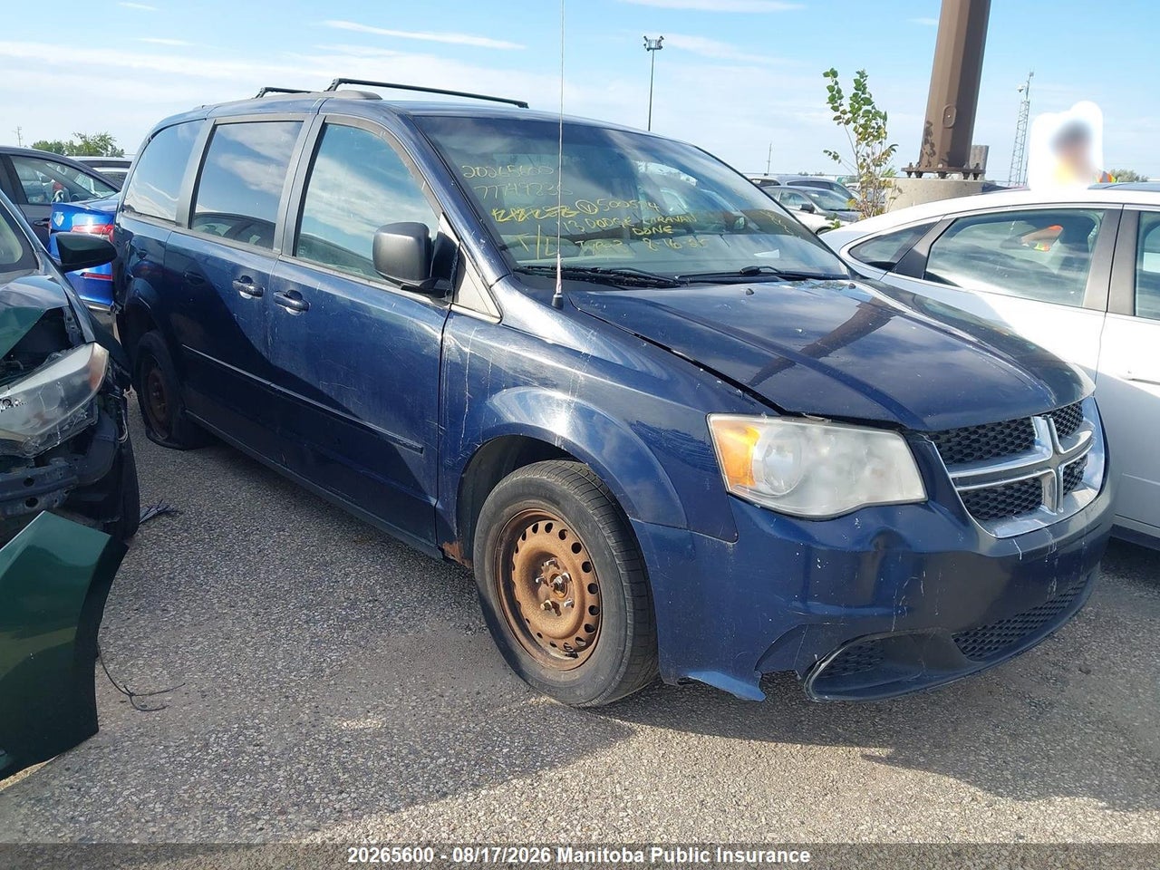 2C4RDGBG5DR500584 · 2013 DODGE GRAND CARAVAN SE