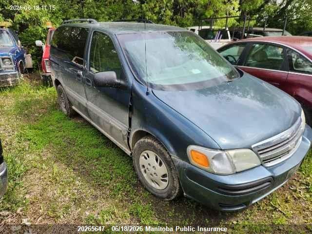 1GNDU03E04D252348 2004 CHEVROLET VENTURE