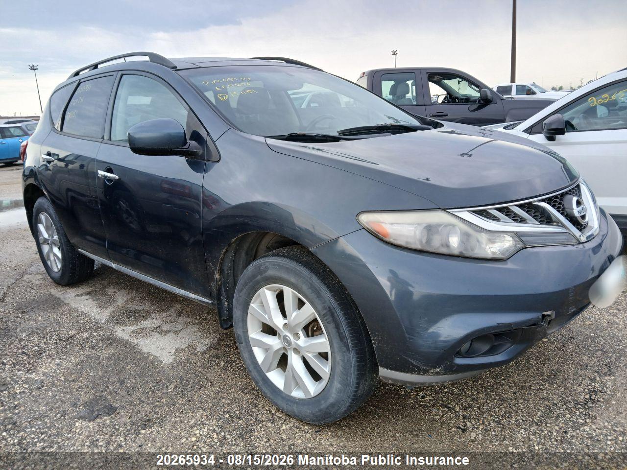 JN8AZ1MW2BW151151 · 2011 NISSAN MURANO SV