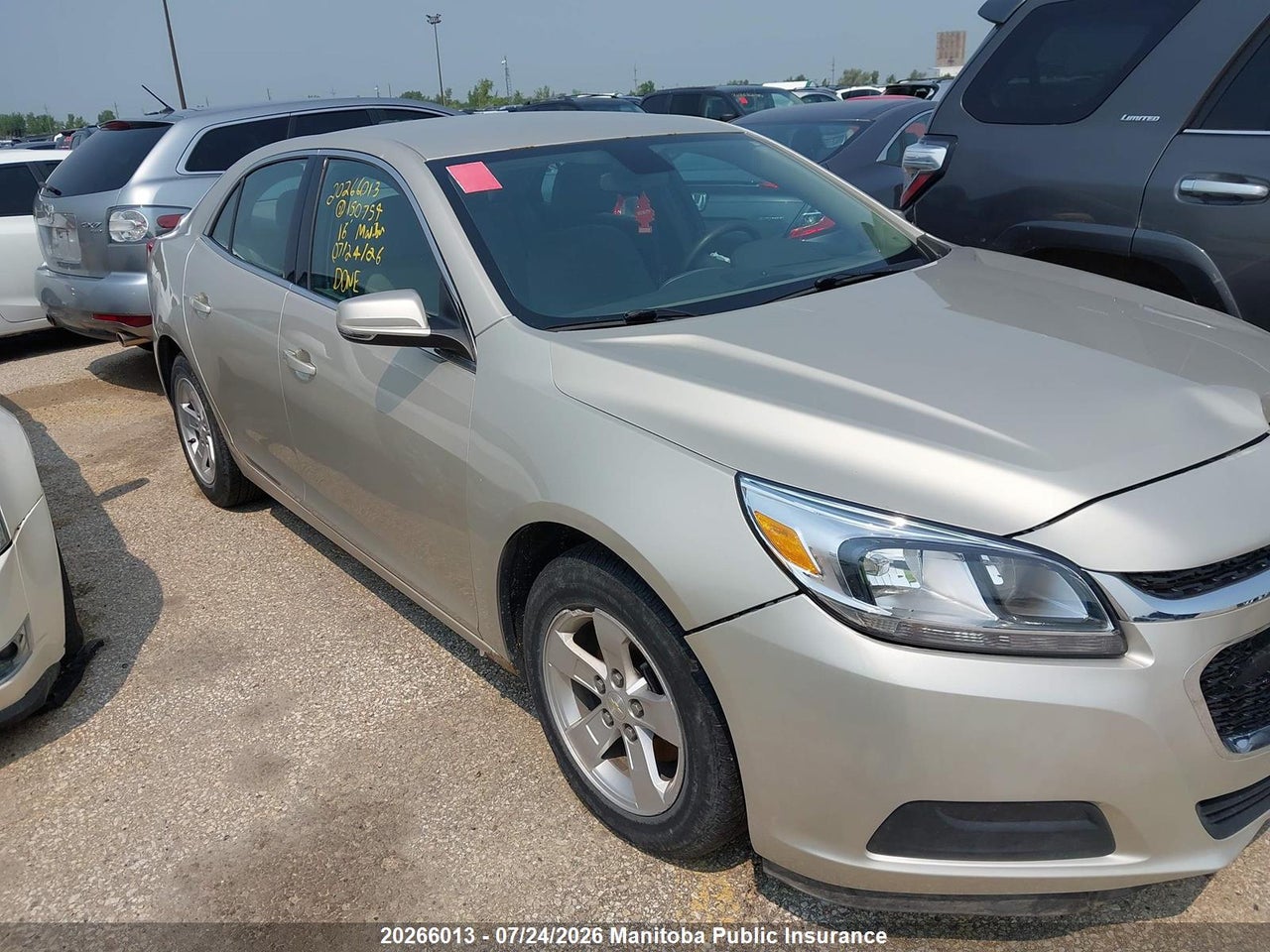1G11B5SA7GF150754 · 2016 CHEVROLET MALIBU LIMITED LS