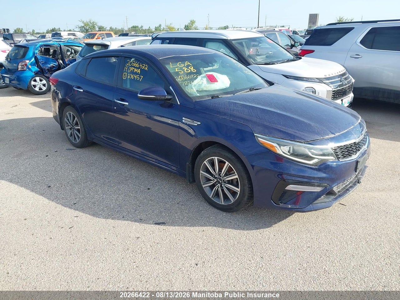 5XXGT4L32KG276457 · 2019 KIA OPTIMA LX