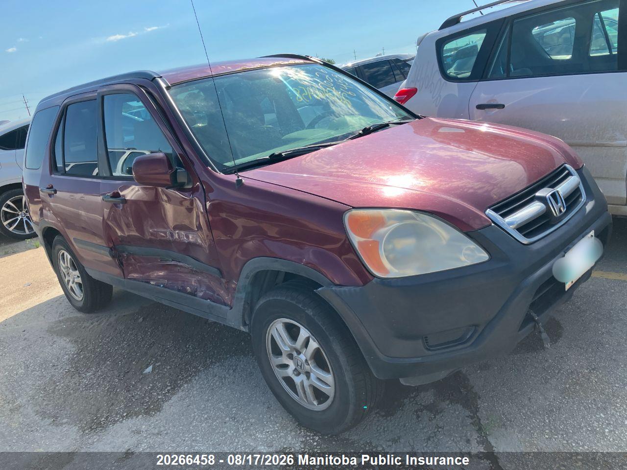 JHLRD78804C808662 · 2004 HONDA CR-V EX