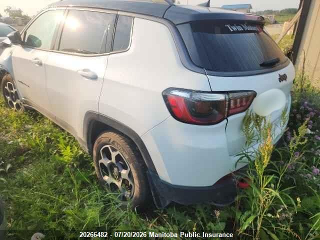 3C4NJDDB3NT114297 · 2022 JEEP COMPASS TRAILHAWK · 3/12