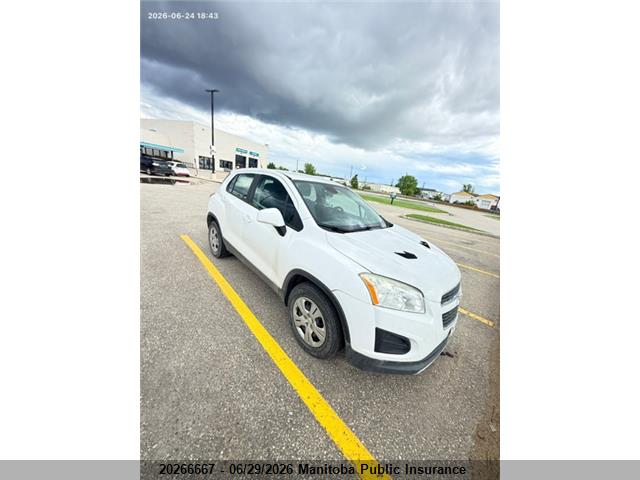 3GNCJKSB4FL200001 · 2015 CHEVROLET TRAX LS