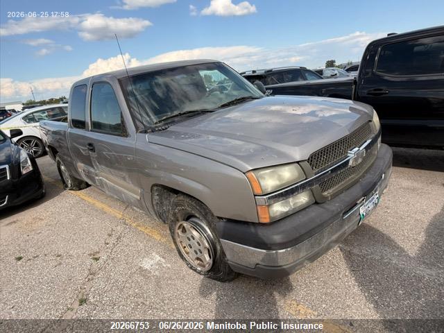 1GCEK19T13E325279 · 2003 CHEVROLET SILVERADO 1500 LS EXT CAB