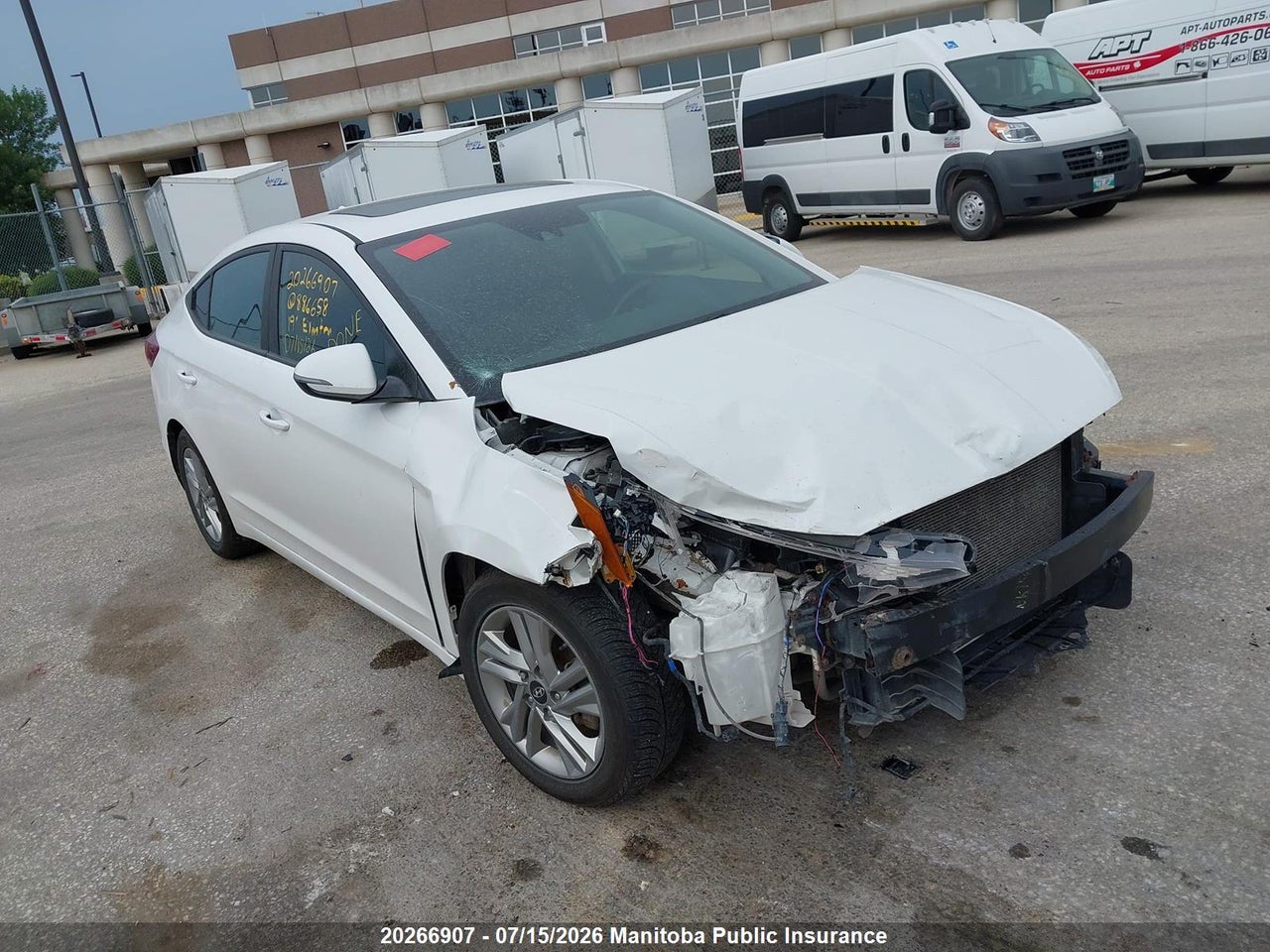 KMHD84LFXKU886658 · 2019 HYUNDAI ELANTRA ESSENTIAL