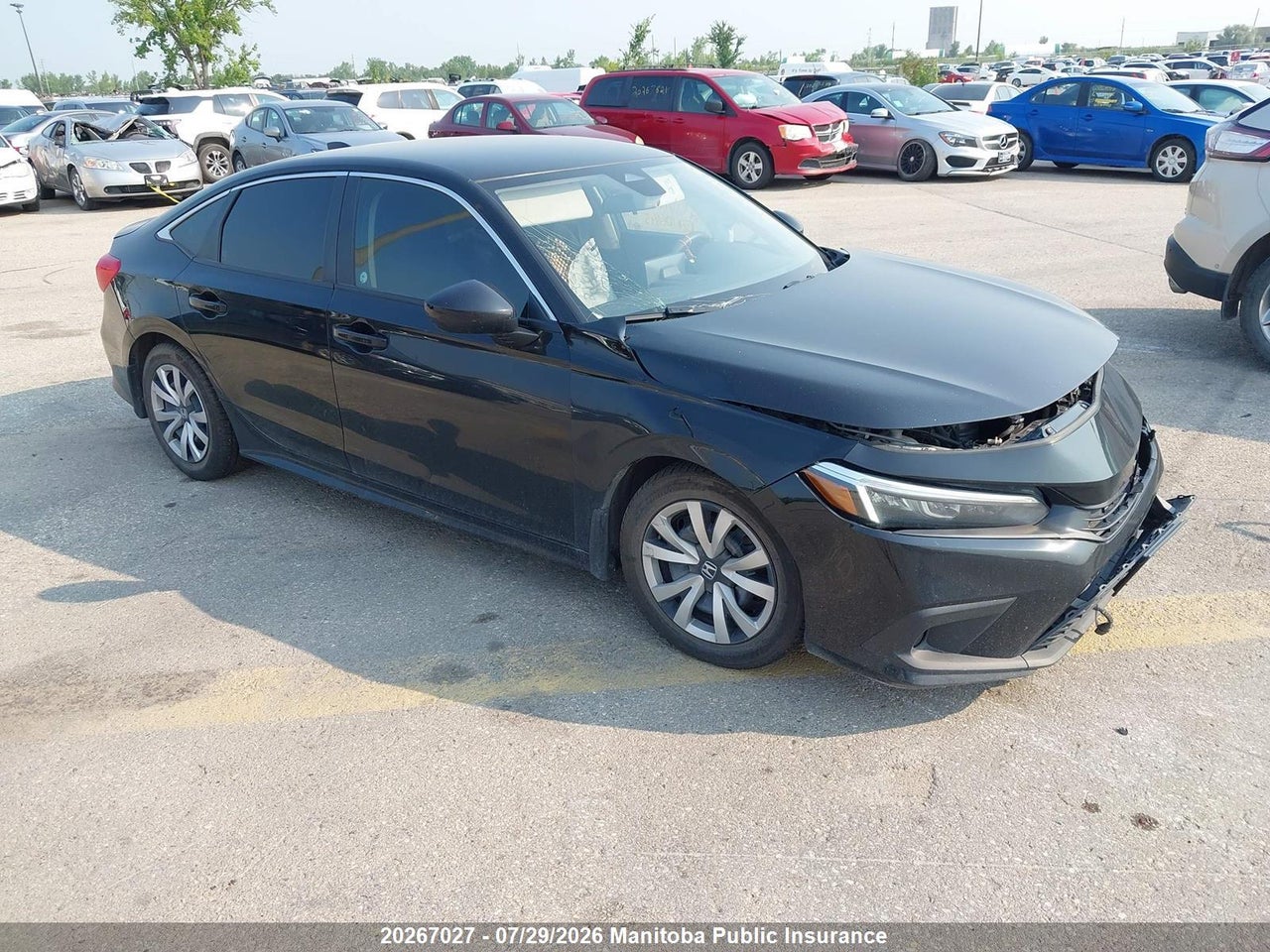 2HGFE2F29NH106645 · 2022 HONDA CIVIC LX