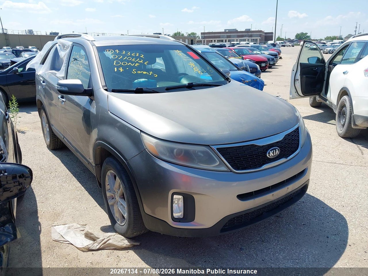 5XYKTDA72EG433632 · 2014 KIA SORENTO LX V6