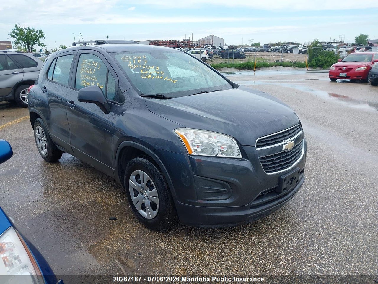3GNCJKEB8EL116063 · 2014 CHEVROLET TRAX LS