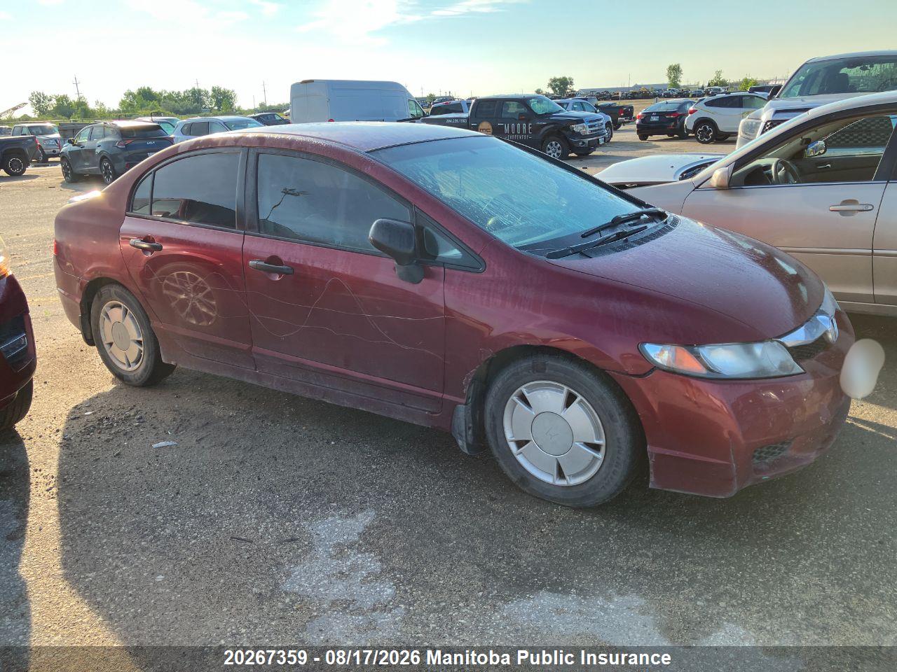 2HGFA16459H005194 · 2009 HONDA CIVIC DX-G