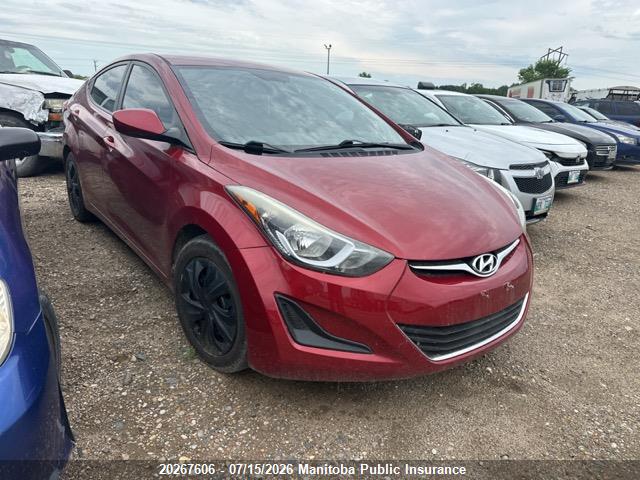 5NPDH4AE5GH662312 · 2016 HYUNDAI ELANTRA GL
