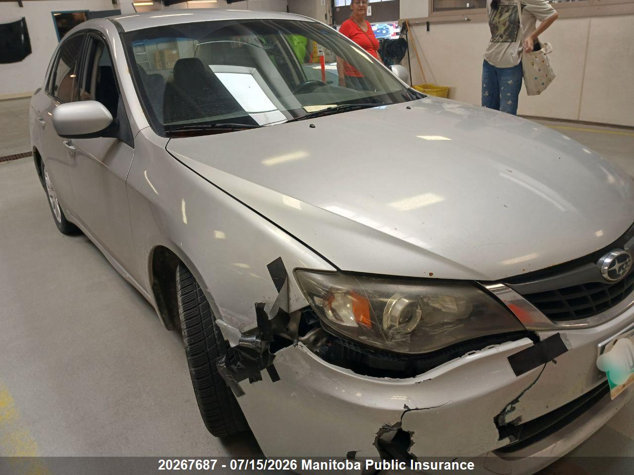 JF1GE61688H506698 · 2008 SUBARU IMPREZA 2.5I