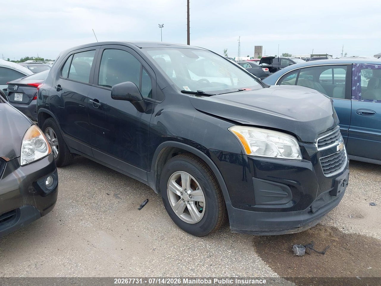 3GNCJKSB7FL248155 · 2015 CHEVROLET TRAX LS