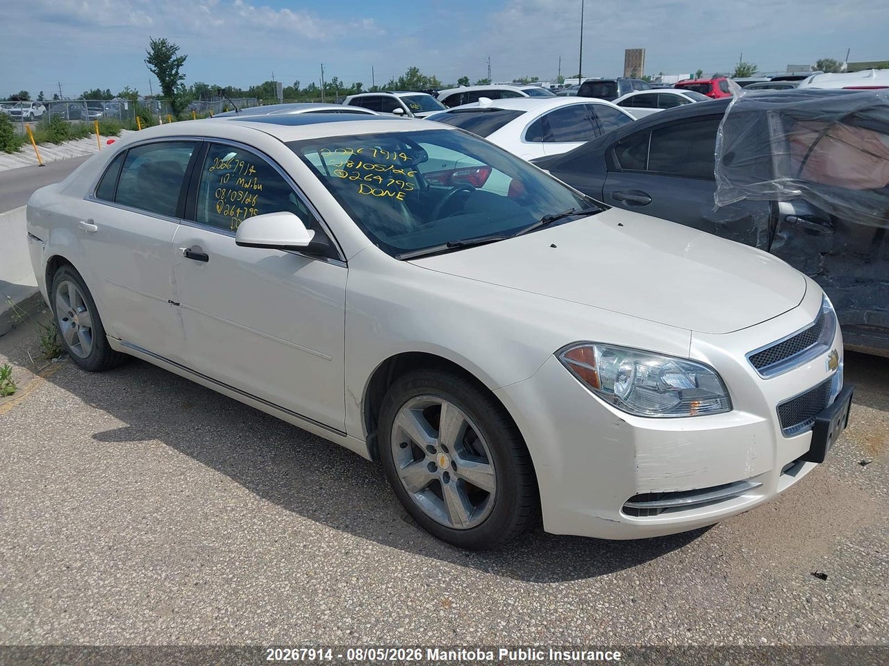 1G1ZD5E00AF264795 · 2010 CHEVROLET MALIBU LT