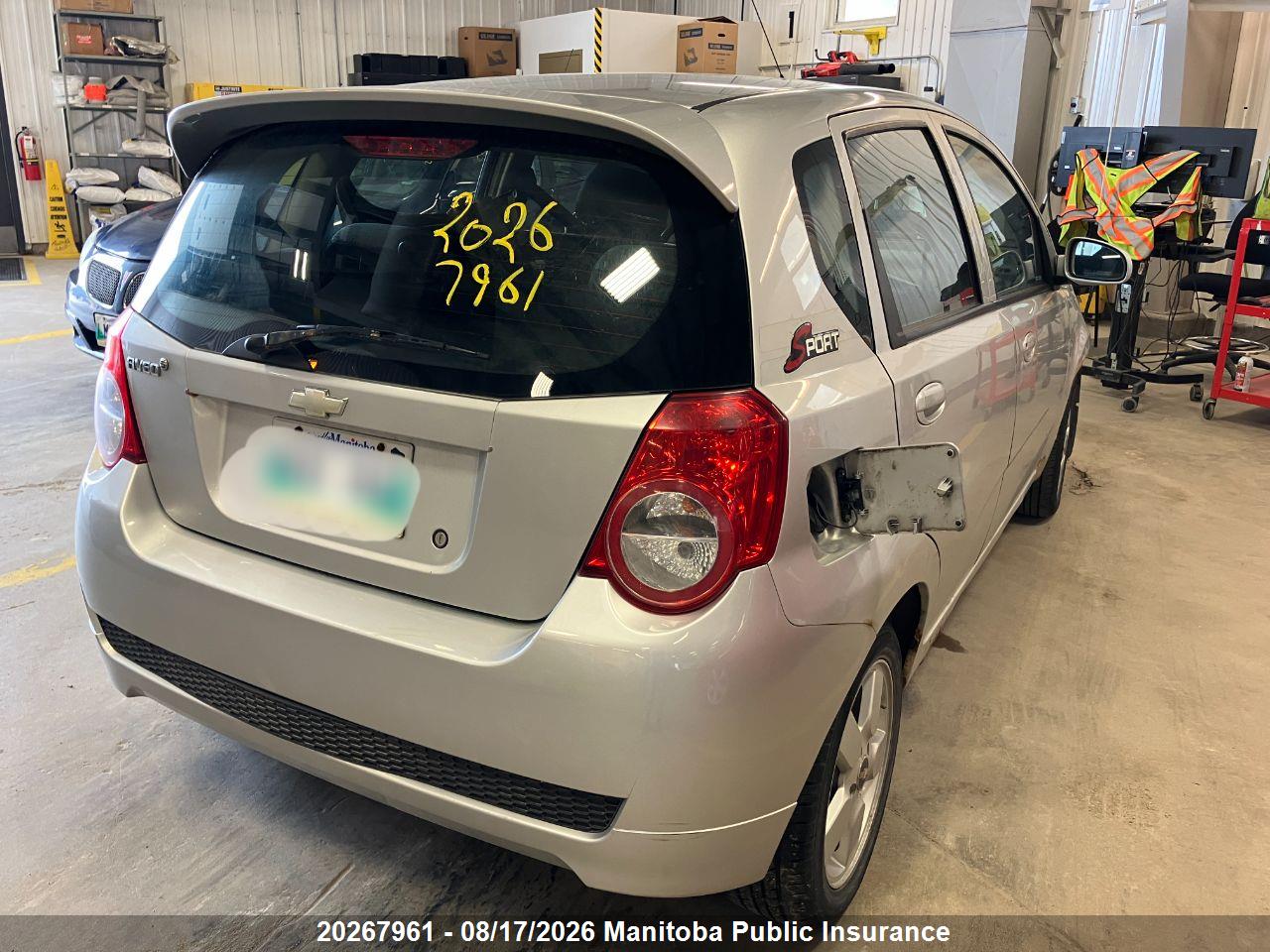 3G1TB6DG2BL110385 · 2011 CHEVROLET AVEO LS · 3/10