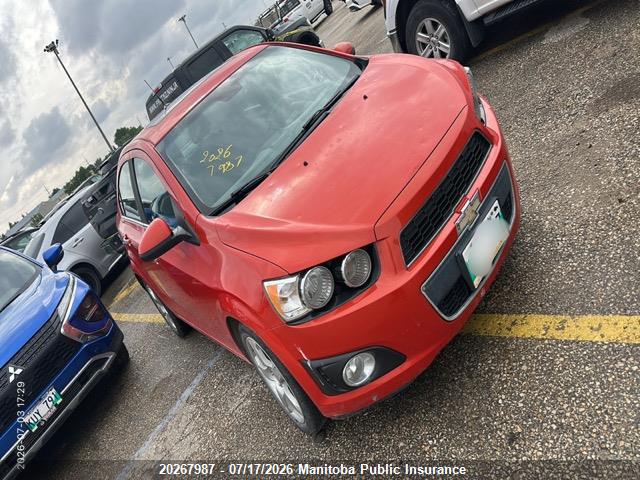 1G1JC5SH4C4125889 · 2012 CHEVROLET SONIC LT