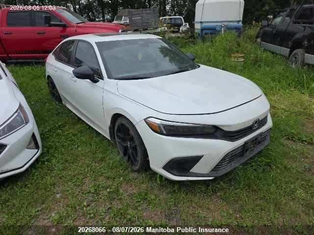 2HGFE2F52NH124575 · 2022 HONDA CIVIC SPORT