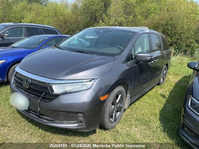 5FNRL6H47NB501856 · 2022 HONDA ODYSSEY EX · 2/16
