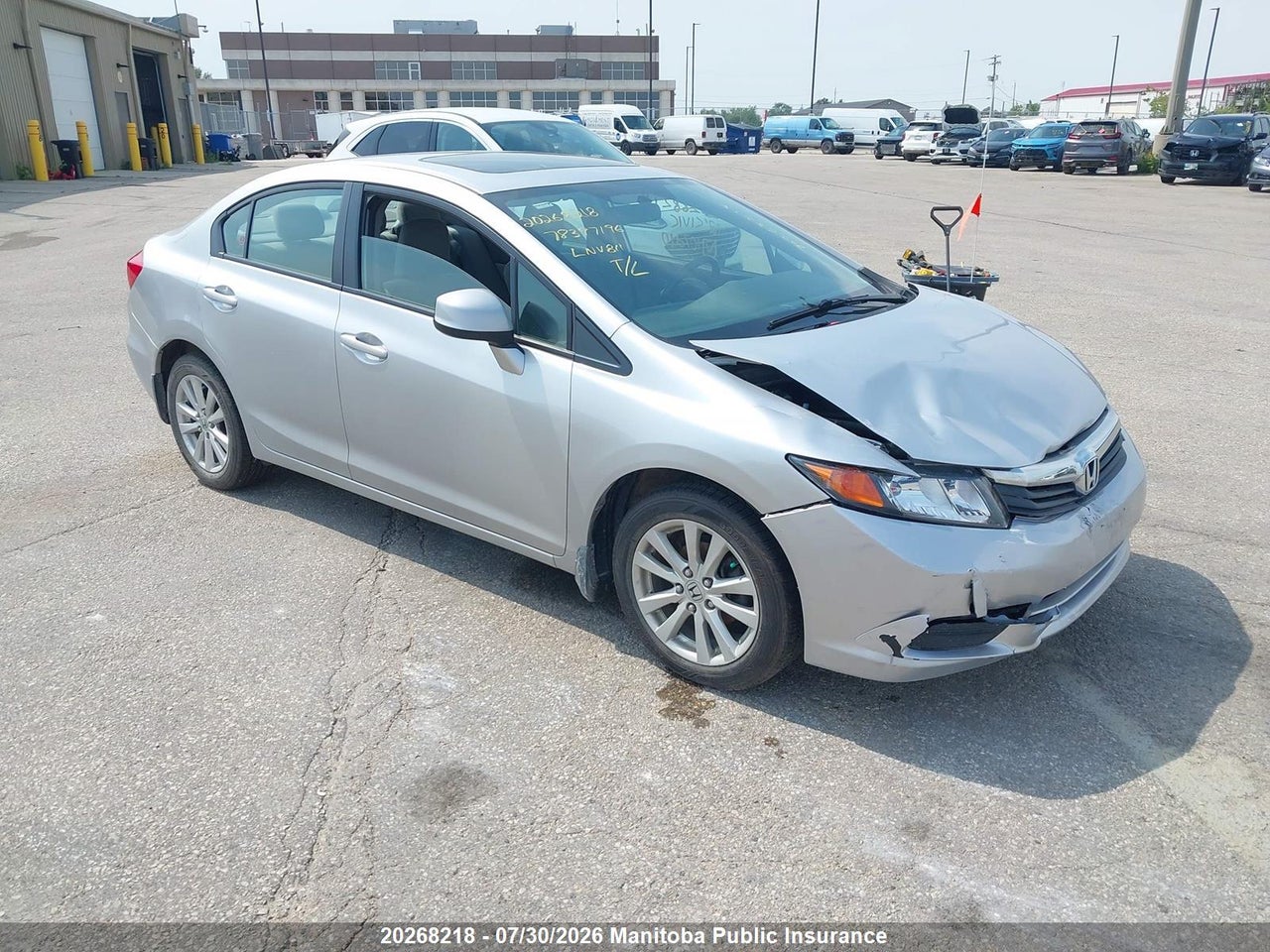 2HGFB2F51CH107210 · 2012 HONDA CIVIC EX