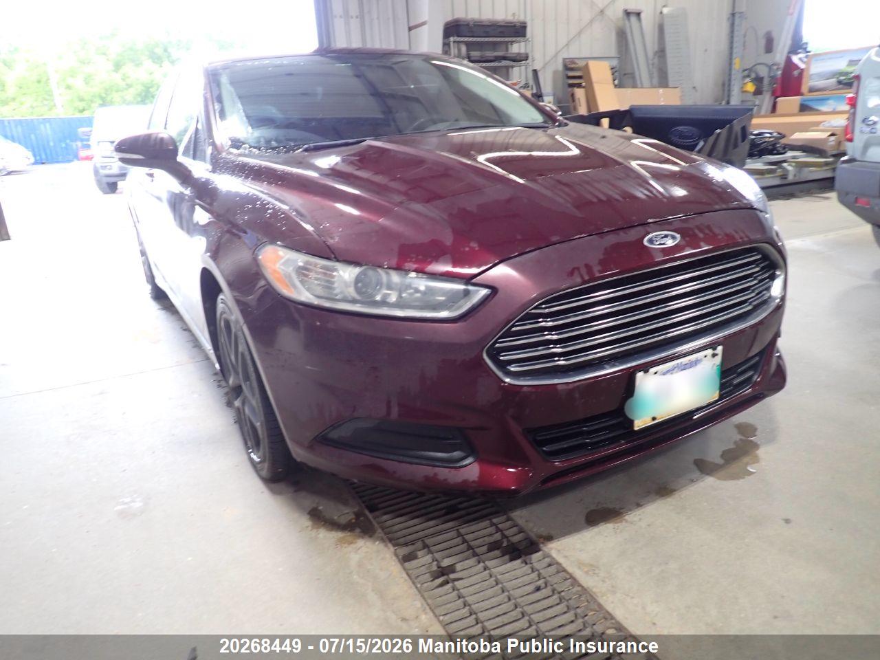 3FA6P0HR7DR104313 · 2013 FORD FUSION SE