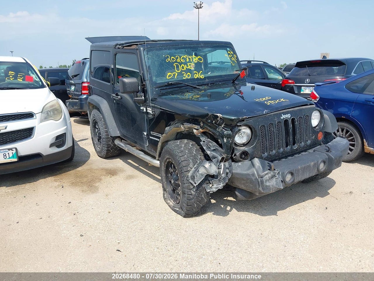 1C4AJWAGXCL257251 · 2012 JEEP WRANGLER SPORT